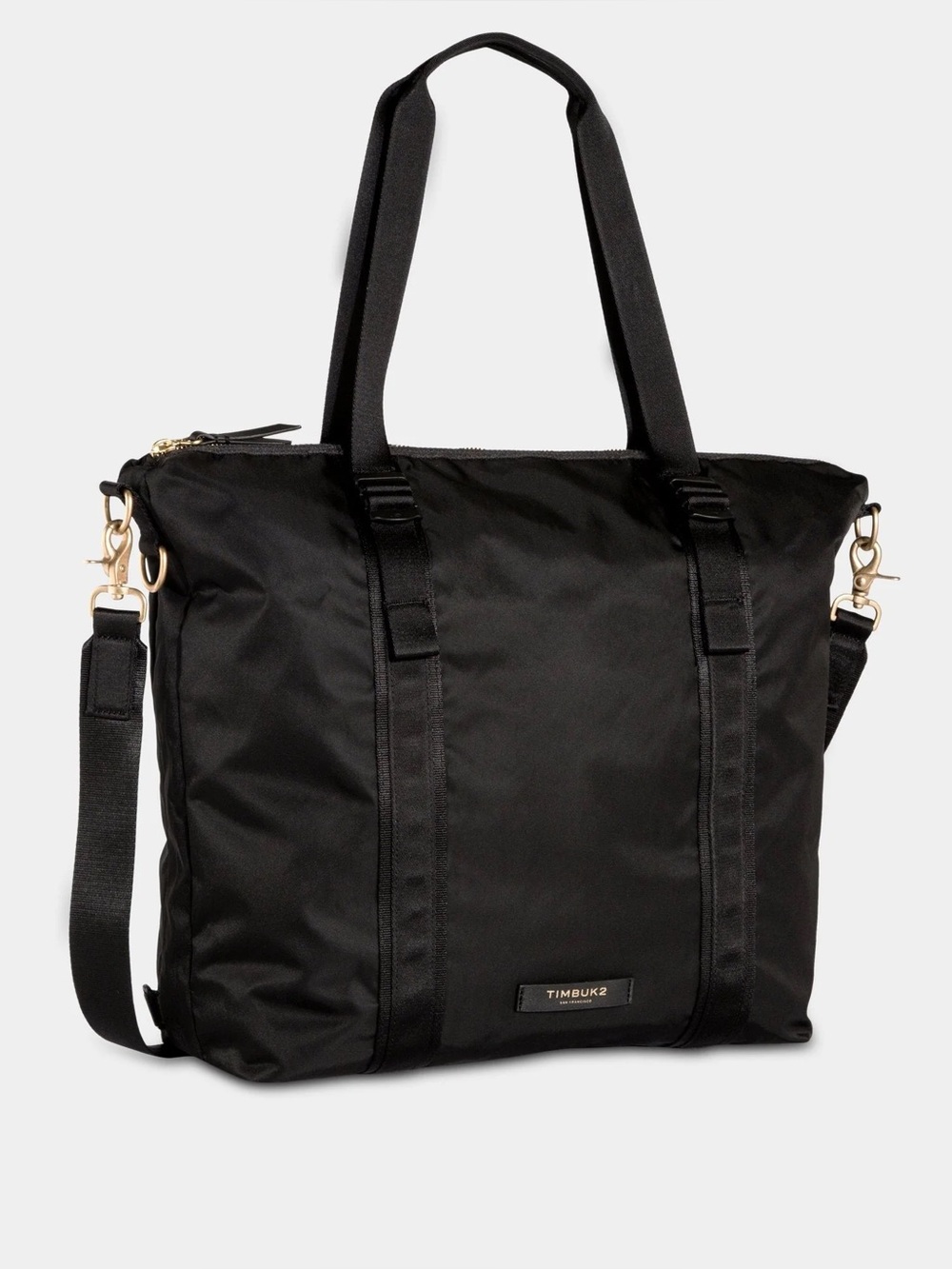 Timbuk2 Parcel Tote Black Convertible Nylon Shoulder & Crossbody Bag